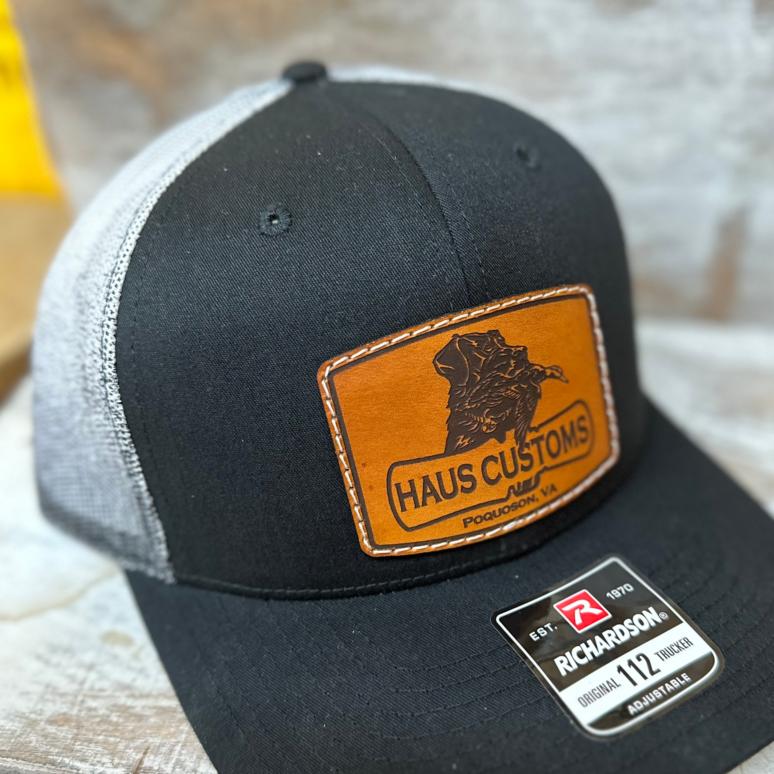 Black Brim with faded white to black mesh back