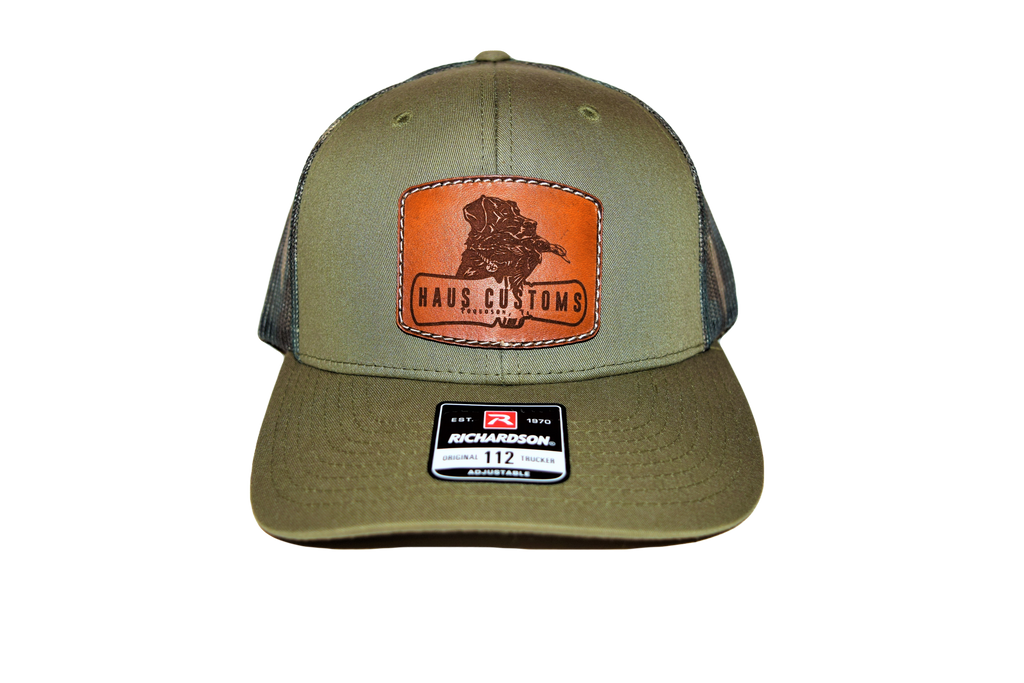 Green with Camo mesh